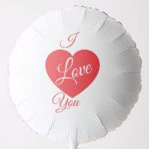 I love you balloon