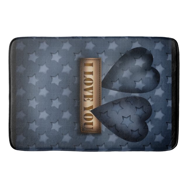 I love you bath mat (Front)