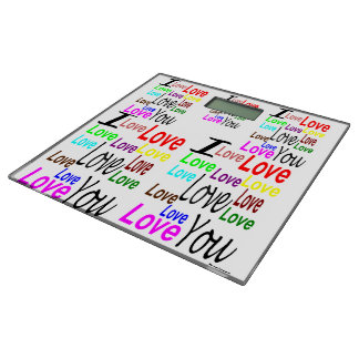 I Love You Bathroom Scale