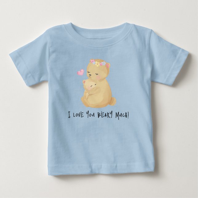 I love you, bears hugging T-Shirt (Front)