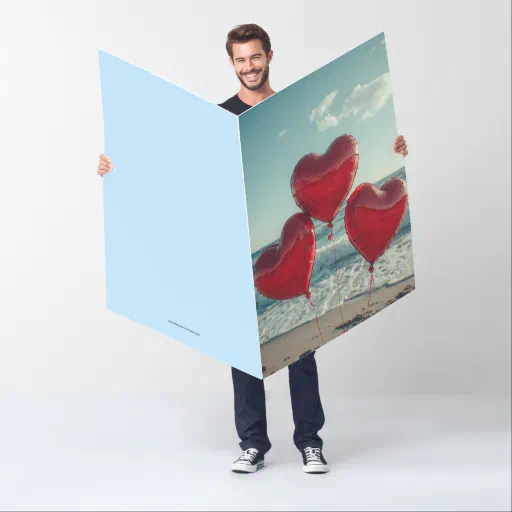 I LOVE YOU BIGGEST BIG OCEAN GREETING CARD