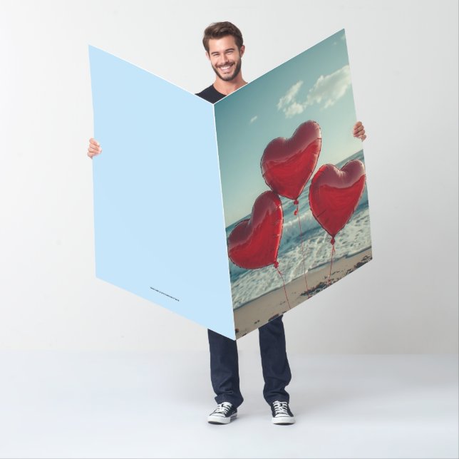 I LOVE YOU BIGGEST BIG OCEAN GREETING CARD (In Situ)