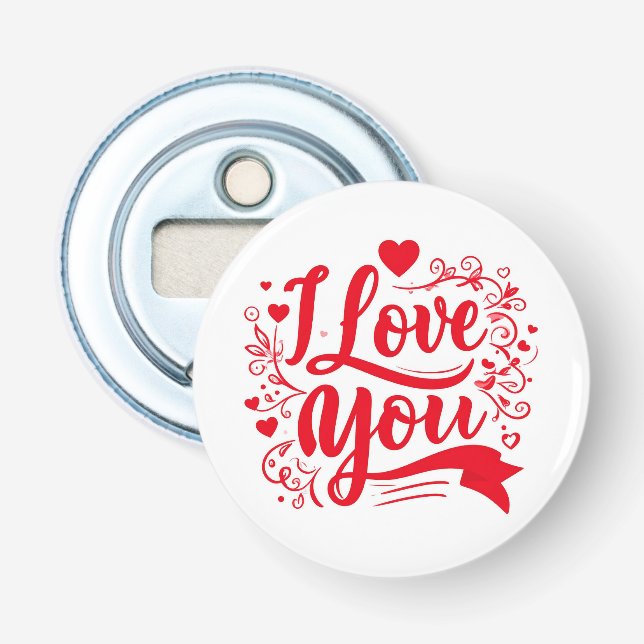 i love you bottle opener (Front)