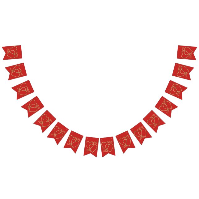 i love you bunting flags (All)