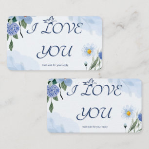 I Love You Business Card