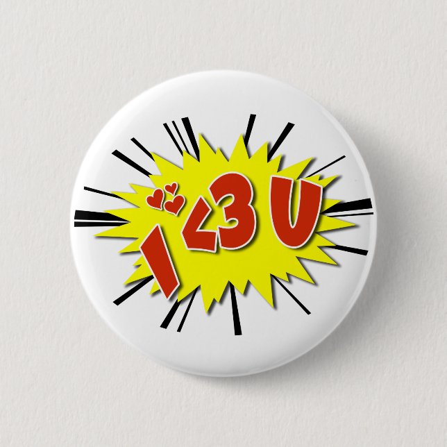 I love you button (Front)