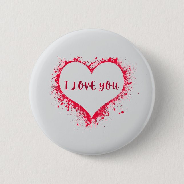 I Love You Button (Front)