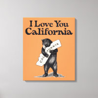 I Love You California Bear Hug