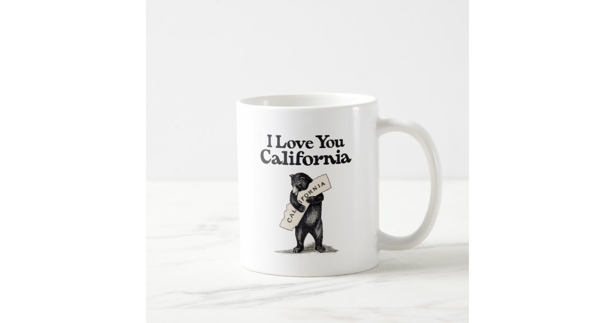 California Bear Hugging Coffee Mug