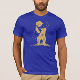 I Love You California--Blue and Gold T-Shirt