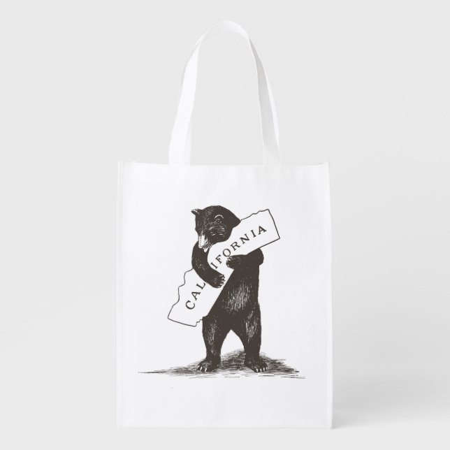 I Love You California Grocery Bag (Front)