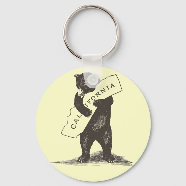 I Love You California Keychain (Front)