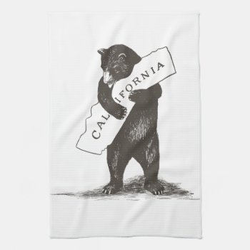 I Love You California Kitchen Towel by Musicallaneous at Zazzle