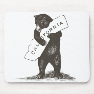I Love You California Mouse Pad