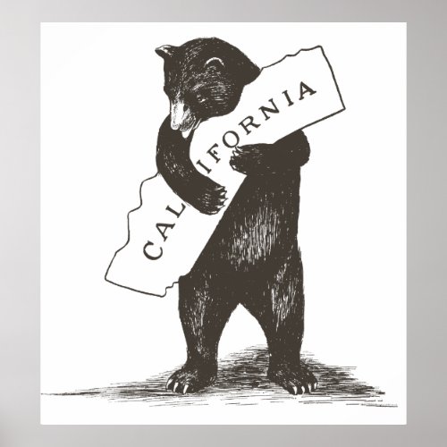 I Love You California Poster