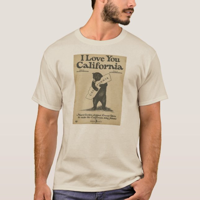 I Love You California Shirt (Front)