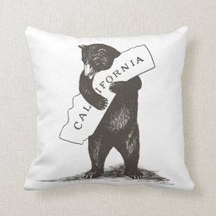 I Love You California Throw Pillow
