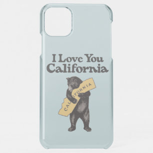 I Love You, California Vintage Illustration iPhone 11 Pro Max Case