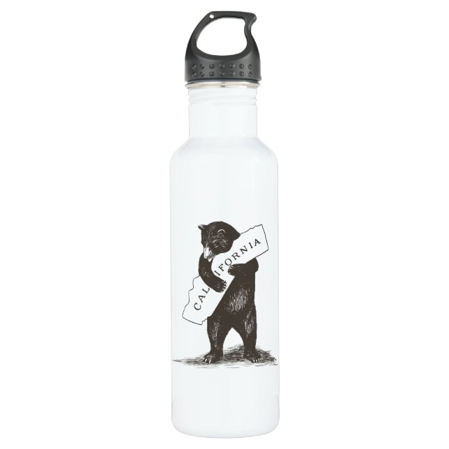 I Love You California Water Bottle (Front)