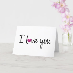 I love You Card