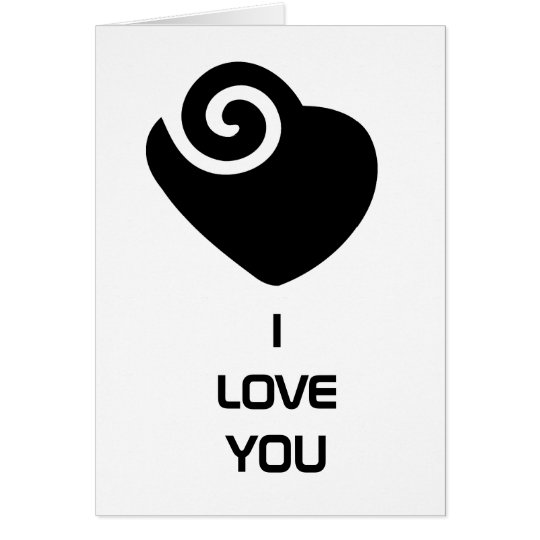 I LOVE YOU CARD