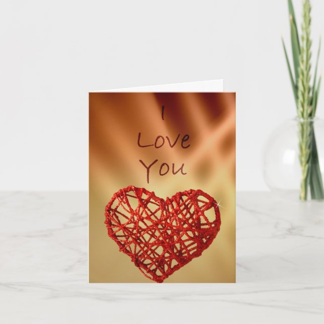 i love you card (Front)