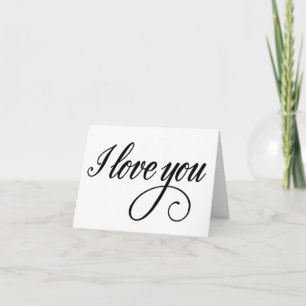 I love you card