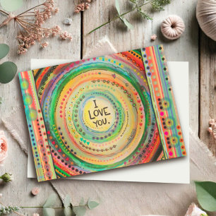 I Love You card