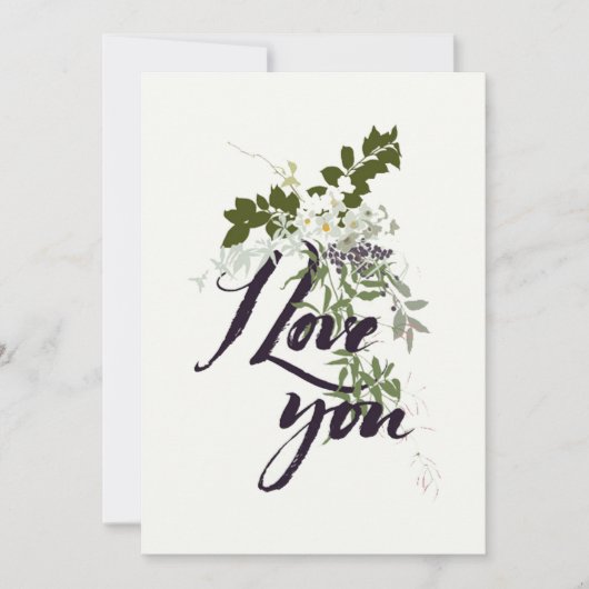 I Love You Card (Front)