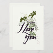 I Love You Card (Front/Back)