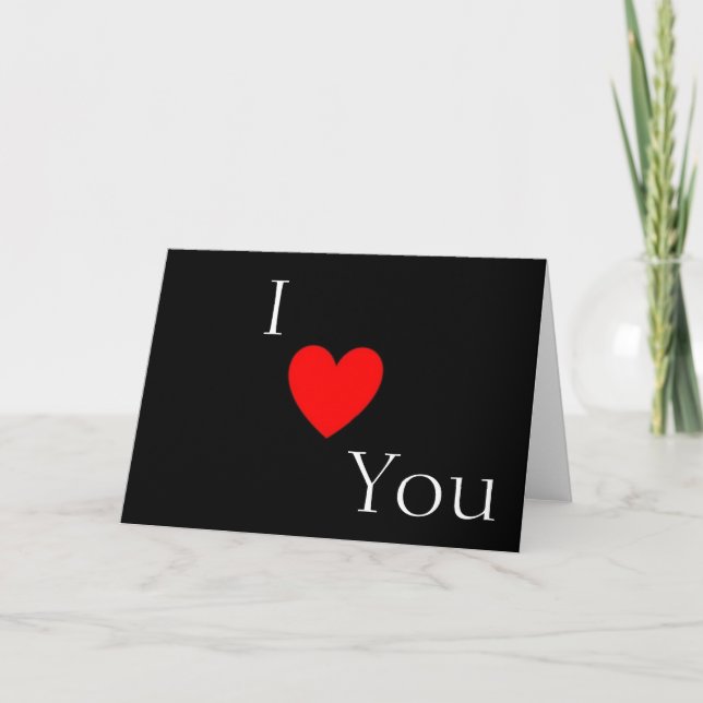 I Love You, card (Front)