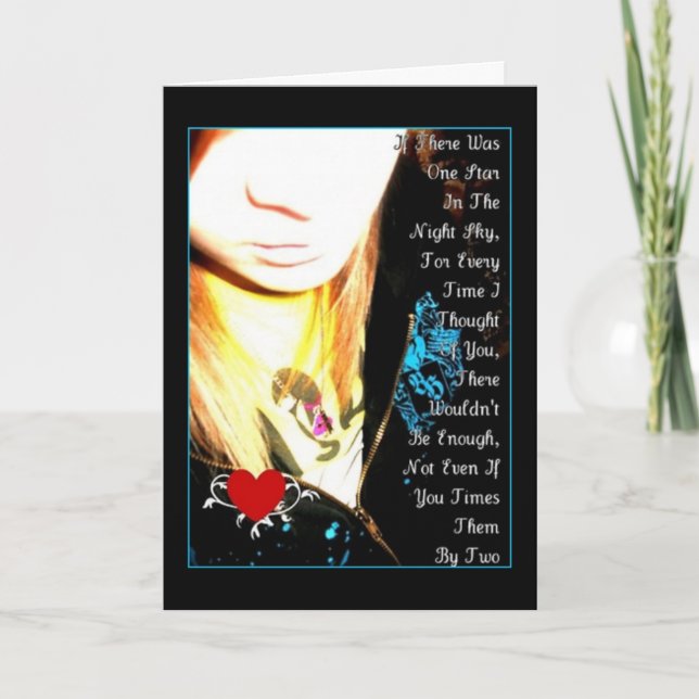 I love you card (Front)