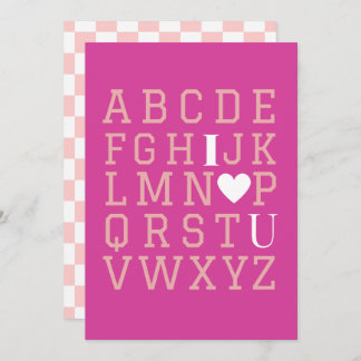 i love you card | valentine's card