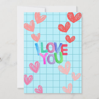 I Love You Card | Valentine's Day