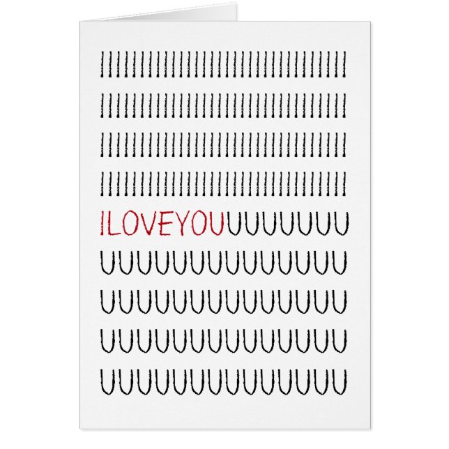 I Love You Cards (Front)