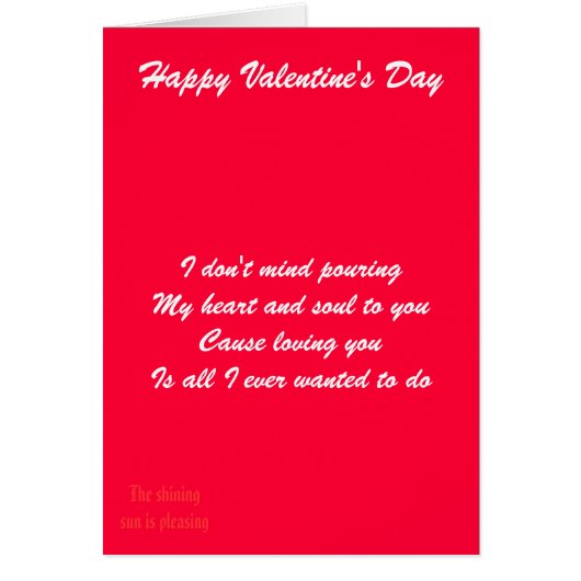 I love you cards (Front)