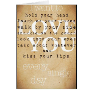 I love you cards