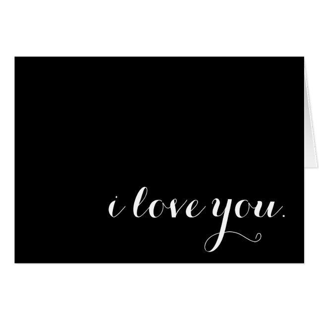i love you. cards (Front Horizontal)
