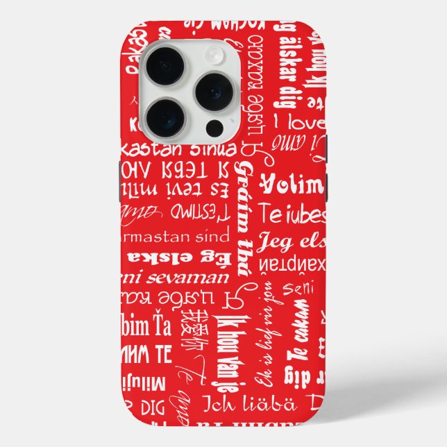 I Love You Case-Mate iPhone Case (Back)