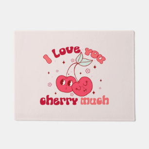 I Love You Cherry Much Doormat