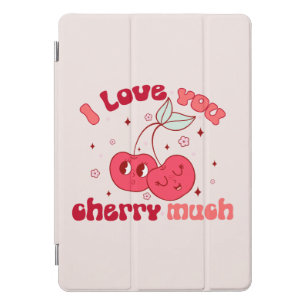 I Love You Cherry Much iPad Pro Cover