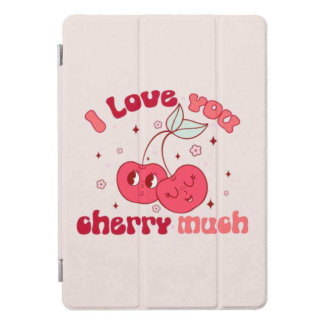 I Love You Cherry Much iPad Pro Cover (Front)
