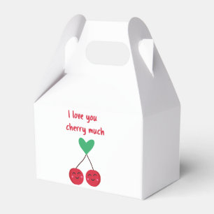 I Love You Cherry Much Valentine Favor Boxes