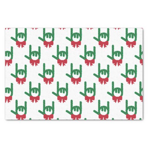 I Love You Christmas Wreath Tissue Paper