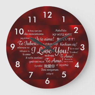 I love you clock
