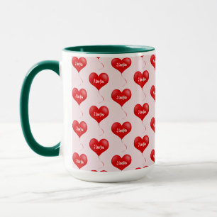 I Love You Combo Mug with Heart Balloons