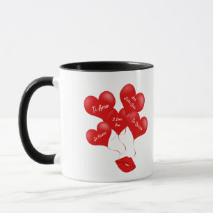 I Love You Combo Mug with Heart Balloons