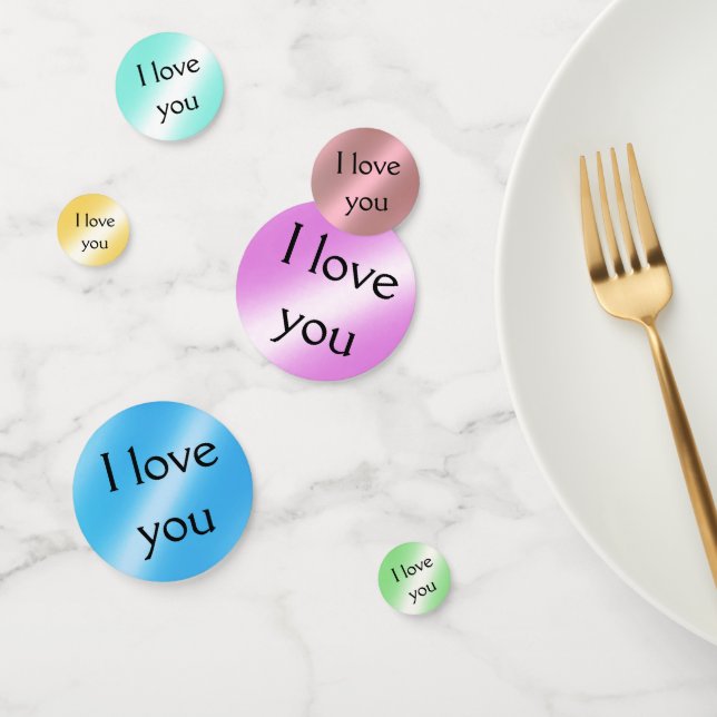 I love you Confetti (Group)