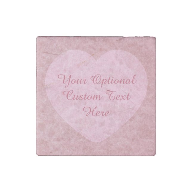 “I LOVE YOU” custom marble magnet (Front)