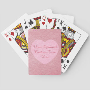 “I LOVE YOU” custom playing cards
